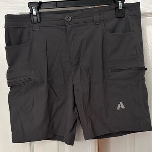 Eddie Bauer First Ascent Guide Pro Shorts - size 14 - gray